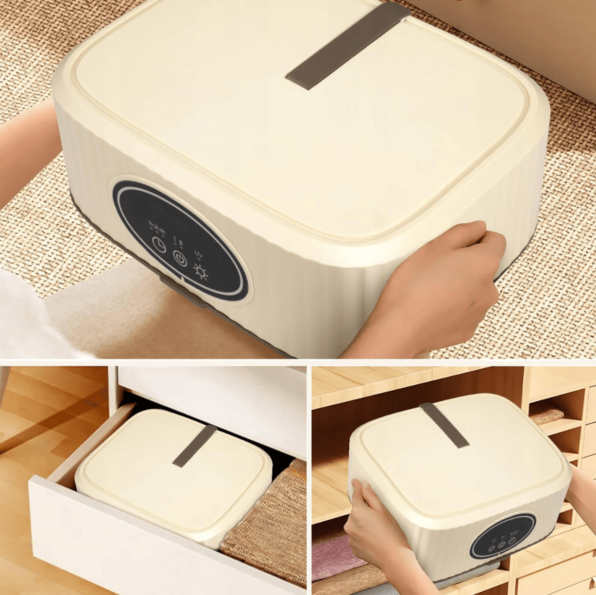 Przenośna suszarka do ubrań z UV, składana, elektryczna 🌞